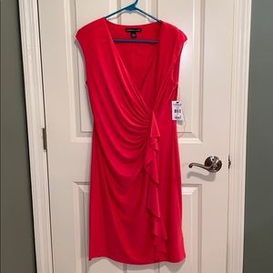American Living Coral Wrap Dress NWT